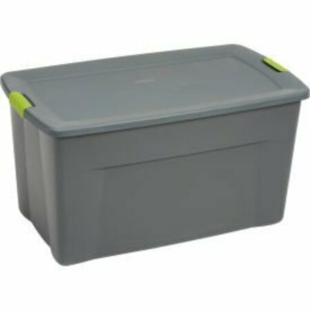 STERILITE Sterilite 19483V04 Industry Wheeled Storage Tote With Latch 45 Gallon 36-1/2 X 21 X 19-1/2 Flat Gray 19483V04